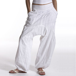 calça branca saruel