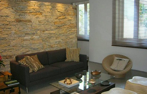 Decoração de casas com pedras fotos e modelos