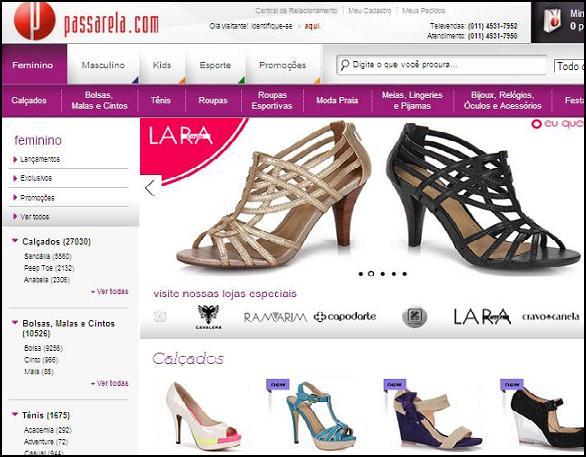 lojas de sapatos online femininos