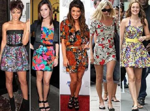 Moda Vestidos Estampados e Curtos – Tendências 2013