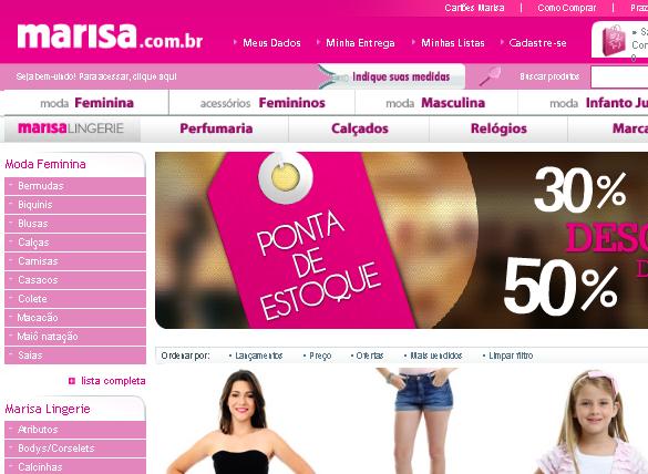 Roupas em Ofertas Lojas Marisa
