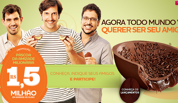 Cacau Show Promoção Páscoa Milionária, Saiba como Participar