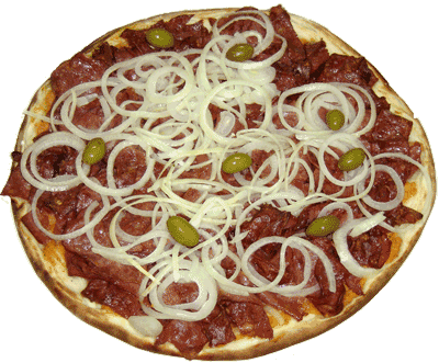 pizza de calabresa