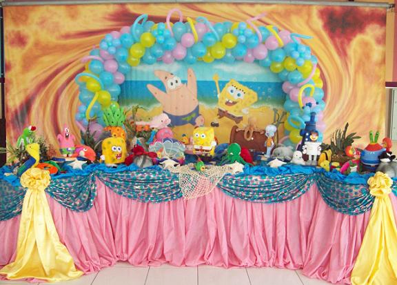 Decoração de Festa Bob Esponja – Aniversário Infantil, Mesa, Convites, Bolos