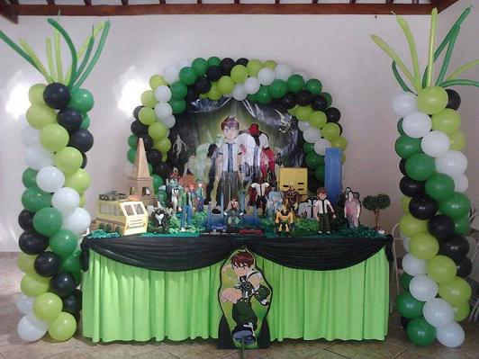 Decoração de Festa Tema Ben 10: Fotos, Ideias