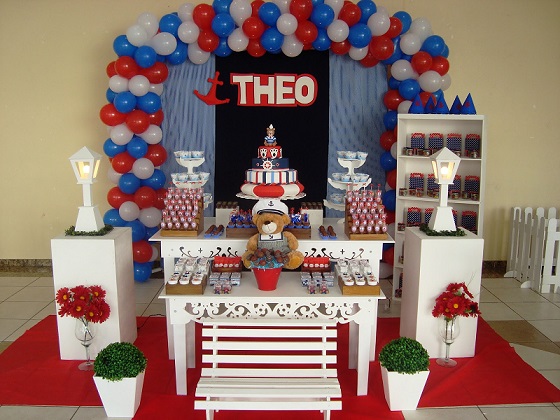 Decoração Estilo Marinheiro para Festa Infantil – Dicas, Modelos