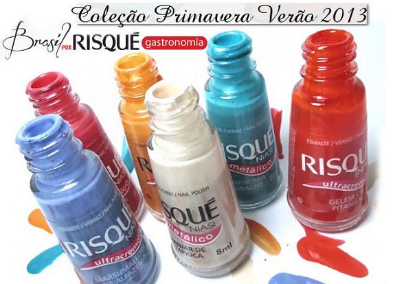 Esmaltes Risqué Moda 2013: Cores Primavera-Verão