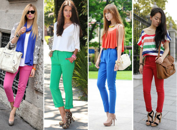Moda Calças Coloridas: Looks, Dicas de como Usar