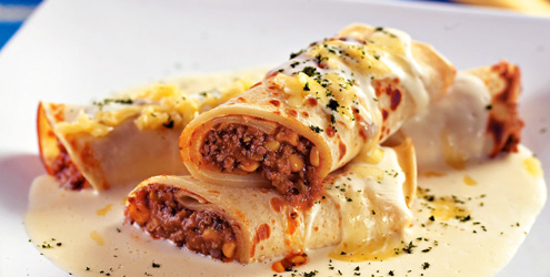 Panqueca de Carne Gratinada, Saiba como Fazer