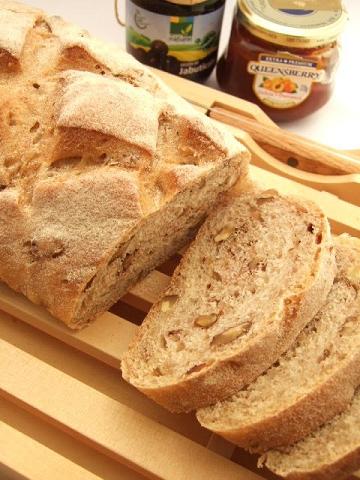 Pão Integral com Nozes, Receita Simples