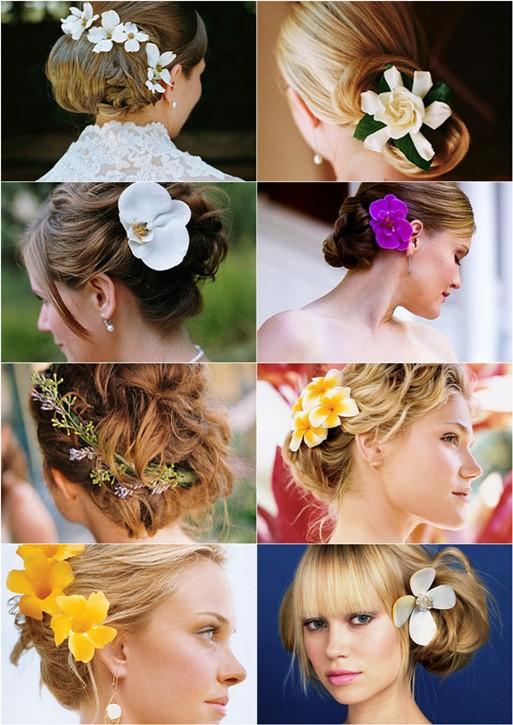 Penteados com Flores – Tendências para 2012