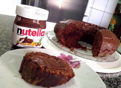 Receita de Cobertura de Nutella para Bolos