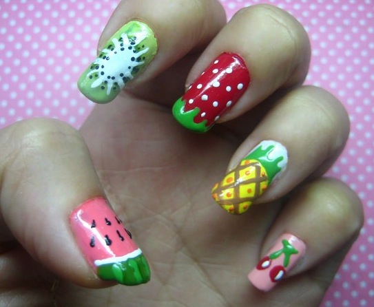 Unhas Decoradas com Frutas: Fotos, Modelos