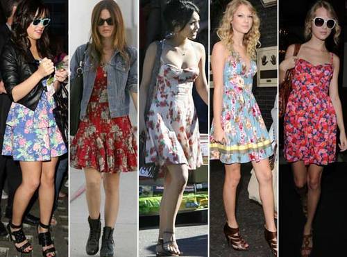 Vestidos com Estampas Florais – Primavera 2012